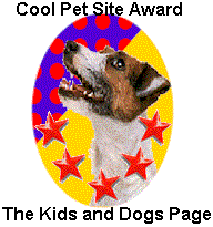 The Kids and Dogs Page Dogs Site award!