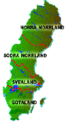Swedish map
